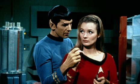 Leonard Nimoy and Diana Muldaur in Star Trek, 1966.