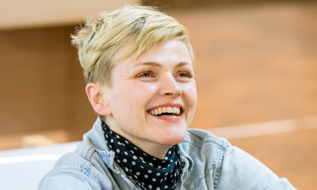 Maxine Peake in rehearsal for How to Hold Your Breath at the Royal Court.