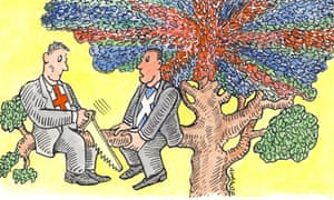 Illustration of rival nationalists by Andrzej Krauze