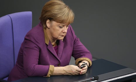 (FILE) NSA Possibly Eavesdropped On Angela Merkel's Mobile Phone