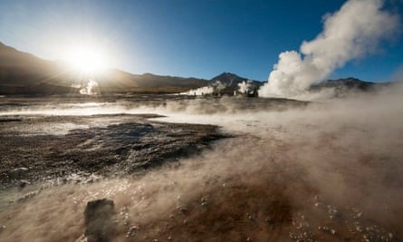 The geysers at El Tatio, Atacama desert, Chile