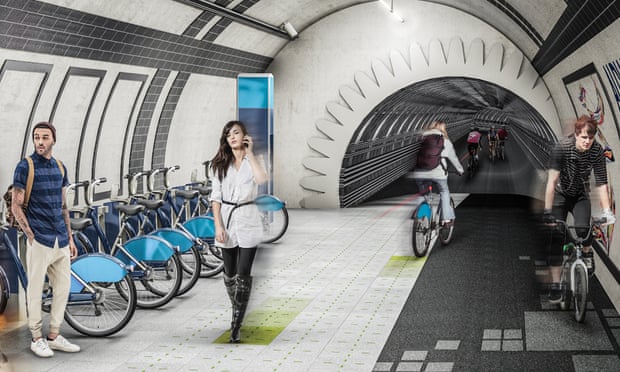 Bike paths in abandoned tube tunnels is the London Underline