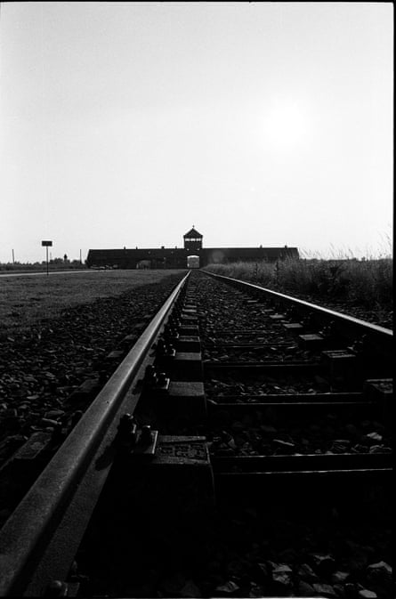 The gatehouse to Auschwitz-Birkenau concentration camp.