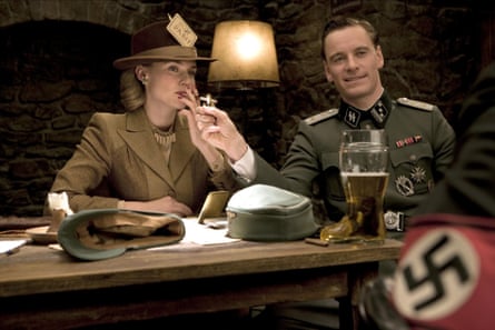 Diane Kruger and Michael Fassbender in <em>Inglourious Basterds</em>.