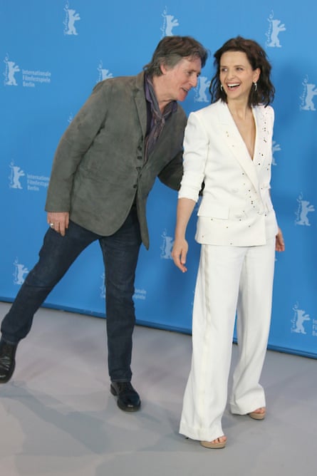 Gabriel Byrne and Juliette Binoche at the press conference.