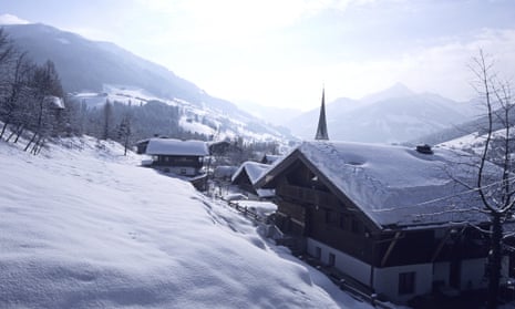 Alpbach, one of most beautiful villages in Austria, offers excellent skiing for intermediates.