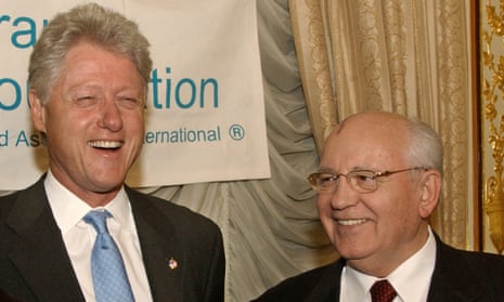 Bill Clinton and Mikhail Gorbachev – joint Grammy winners with, of all people, Sophia Loren.