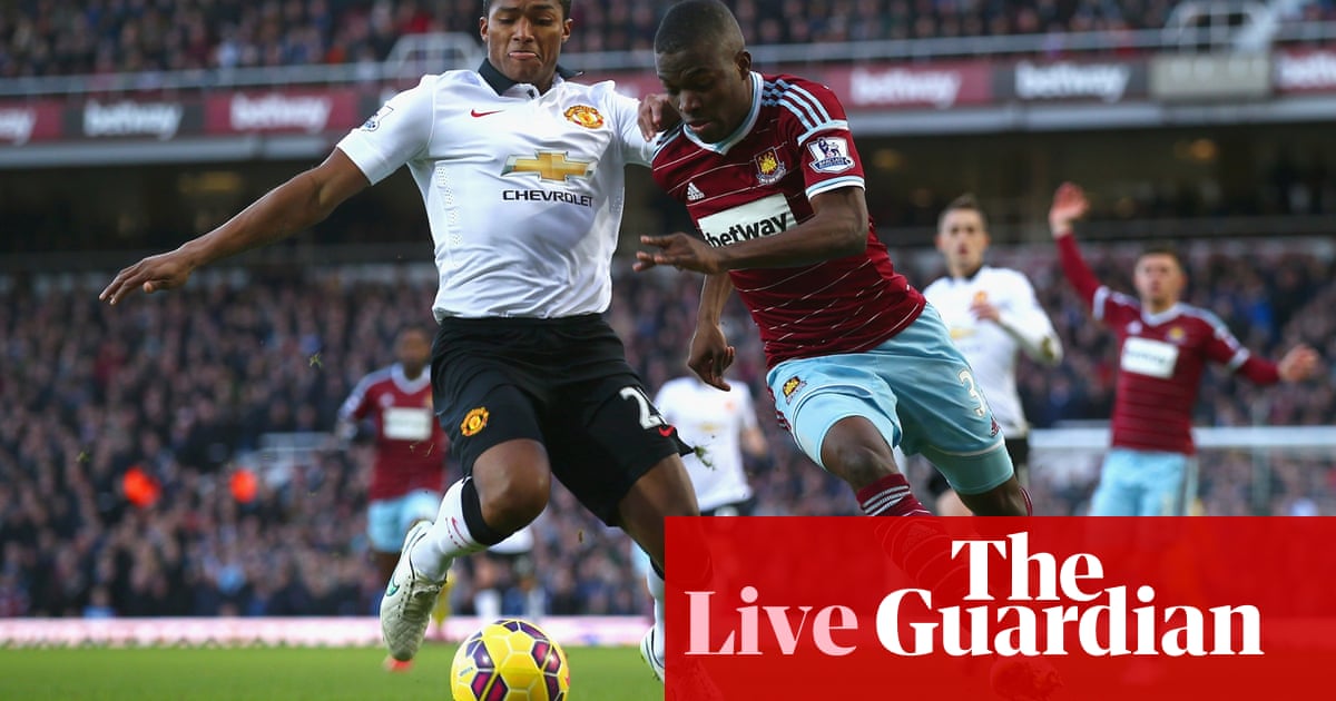 West Ham V Manchester United Premier League As It Happened