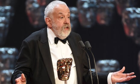 Mike Leigh at the Baftas.