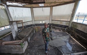 Gbadolite: the control tower at Mobutu's airport.