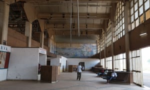 Gbadolite: the main terminal at Mobutu's airport.