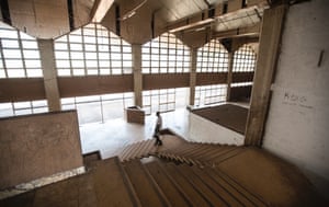 Gbadolite: the main terminal at Mobutu's airport.