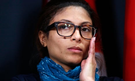Ensaf Haidar, wife of  Raif Badawi.