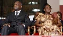 Laurent and Simone Gbagbo pictured in 2009.