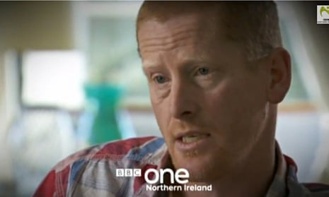 Screengrab of Paudie McGahon speaking to the BBC Spotlight programme to be shown on Tuesday night.
