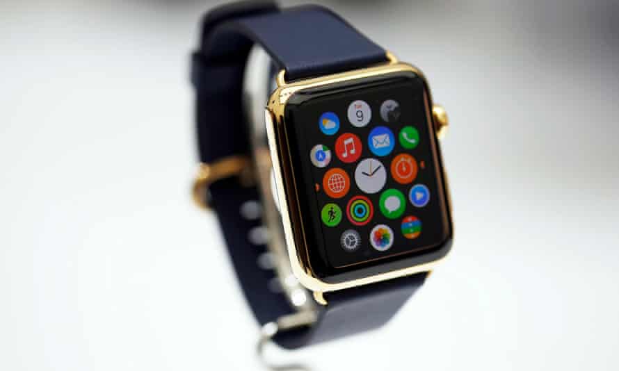 The gold edition of the Apple Watch
