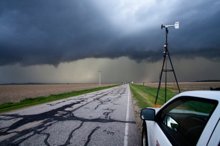 Storm chasing in Nebraska.