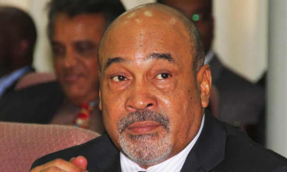 President Desi Bouterse of Suriname, above, was elected in 2010, having earlier run the country after a 1980 coup. His son Dino was convicted in the US after ‘his greed got the better of him’.