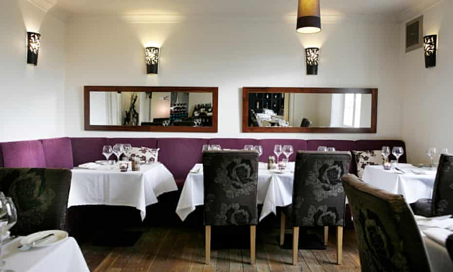 The Raby Hunt Restaurant dining room