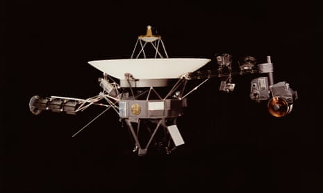 Voyager 1 Space Probe in outer space
