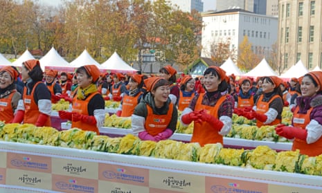 Kimchi Making and Sharing Festival in Seoul, South Korea