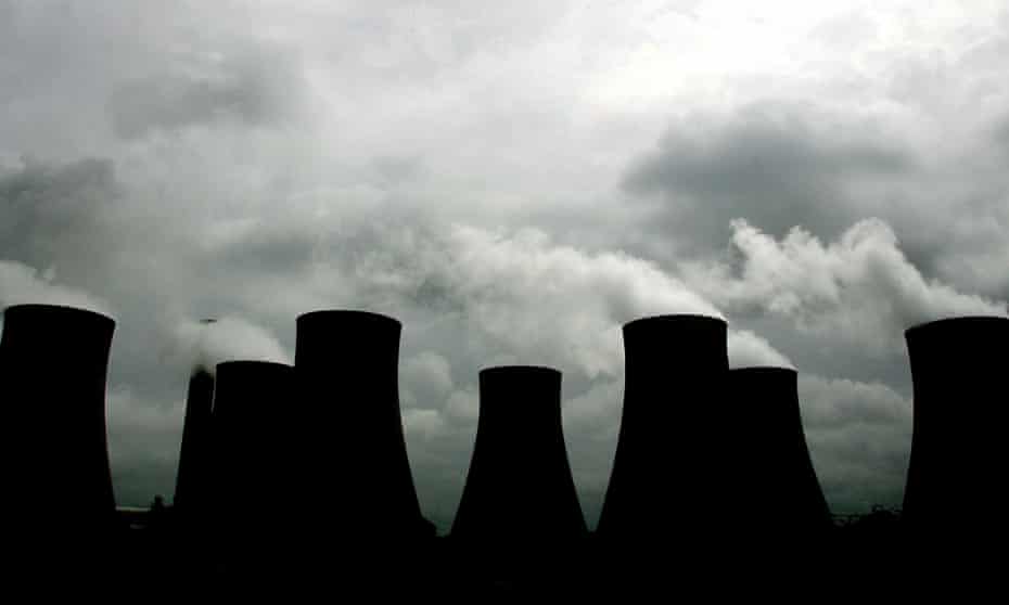 cooling towers at the Ratcliffe power station, Nottinghamshire