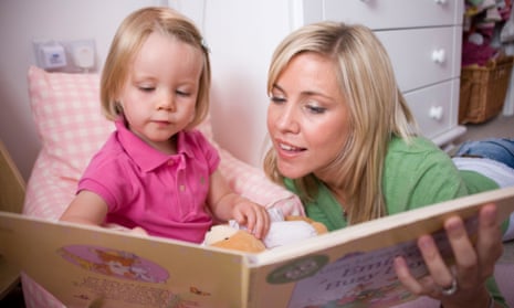 reading to daughter