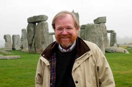 Bill Bryson at Stonehenge in 2003, not long after being appointed English Heritage commissioner.