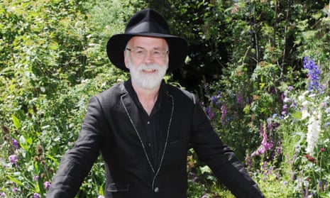 Terry Pratchett at the Chelsea Flower Show in 2011.