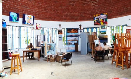 An art studio in Havana