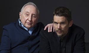 Seymour Bernstein, left, and Ethan Hawke.