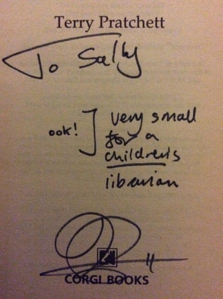 Pratchett autograph