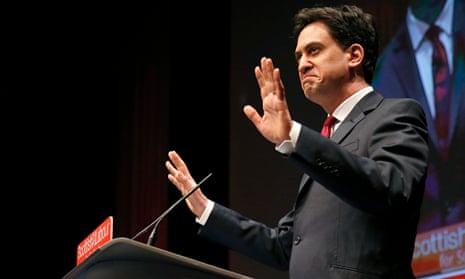 Ed Miliband at the Scottish Labour Party conference