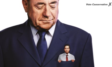 ed miliband and alex salmond in M&C Saatchi's new poster for the Conservative party 