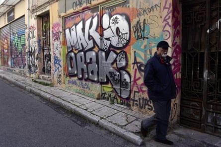 Athens, Greece: graffiti displays a contempt for community.