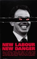 tory New Labour New Danger election poster 1997