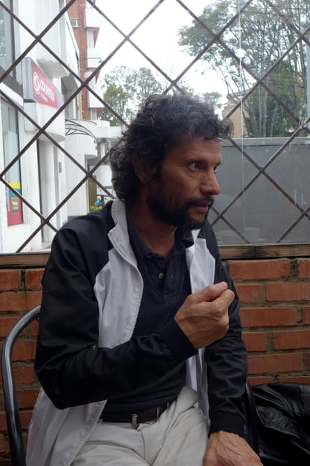 Jorge García, an M-19 guerilla in the 80s, now heading a project called Youth in Peace in Ciudad Bolívar.