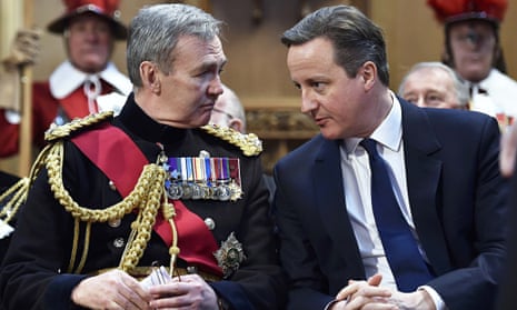 David Cameron and General Nicholas Houghton