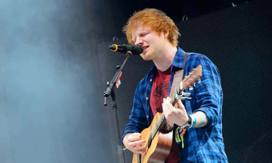 Ed Sheeran at Glastonbury
