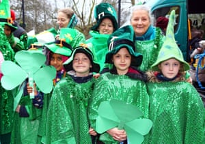 London's St Patrick's Day parade – in pictures | UK news | The Guardian