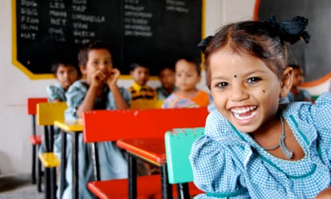 a low-cost fee paying school in Vijayawada, India