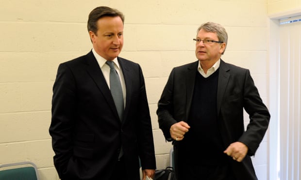 David Cameron with Lynton Crosby in 2012