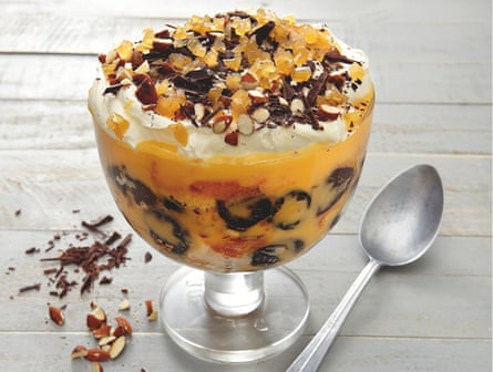 Yotam Ottolenghi's prune, almond and ginger trifle
