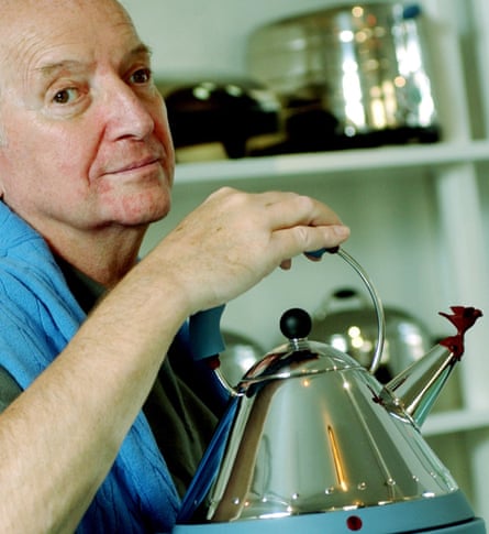 Graves with his iconic kettle for Alessi