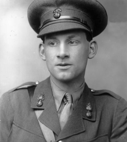English poet and novelist Siegfried Sassoon (1886 - 1967) in army uniform.