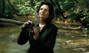 Rachel Carson in the woods near her home in 1962.