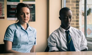 Rachael Stirling and Roger Jean Nsengiyumva in Sixteen