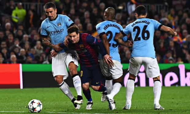 Lionel Messi returns to his breathtaking best in Barcelona victory | Champions League | The Guardian