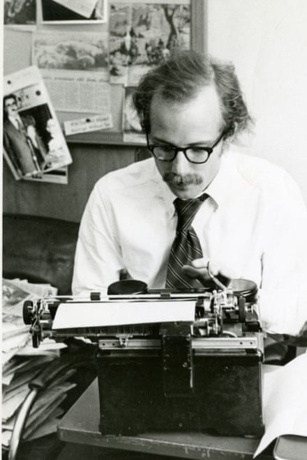 Photojournalist Will Steacy’s father, Tom, at work in 1973.