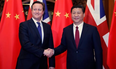 David Cameron Xi Jinping